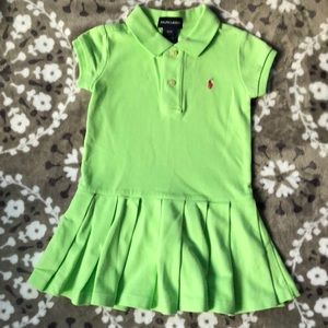 Ralph Lauren Girls size 3/3T cotton tennis dress